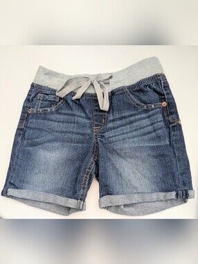 Justice Girls (Size 12R) Denim/Jean Shorts with Elastic Waist